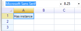 Cell with instances