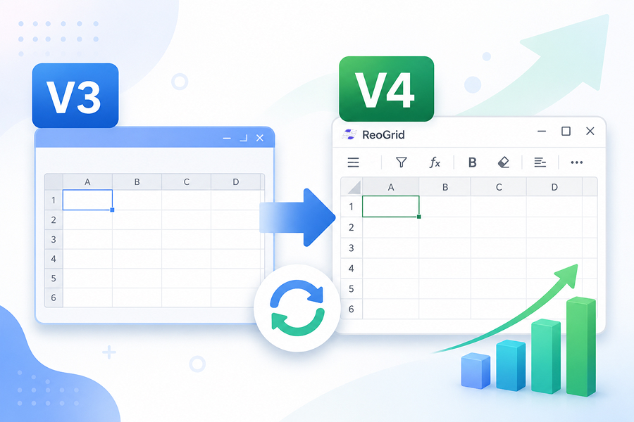 Migrating from ReoGrid V3 to V4 — A Practical Guide