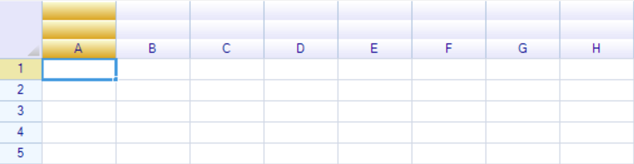 Multiple Cell Header